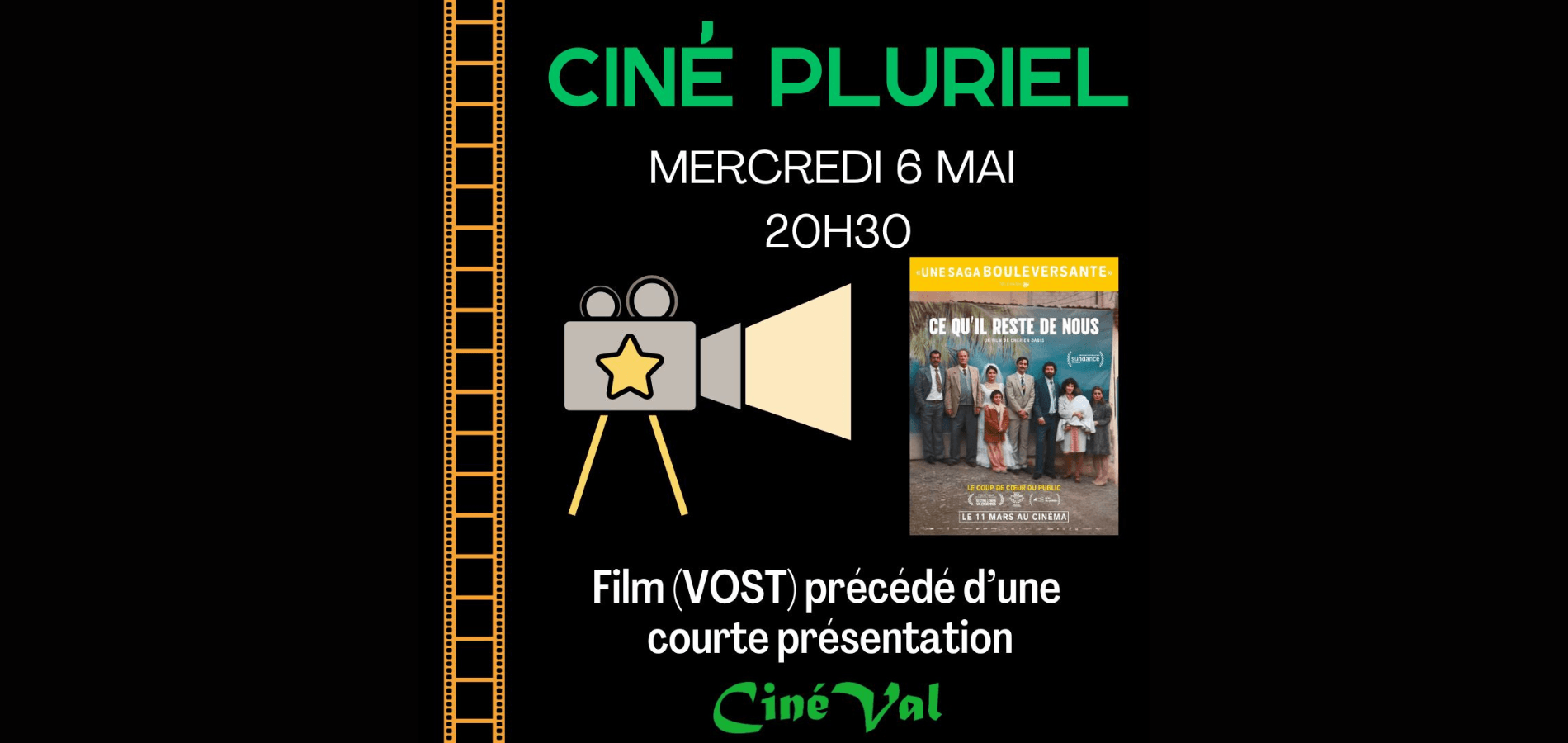 actualité Ciné Pluriel mai 2026