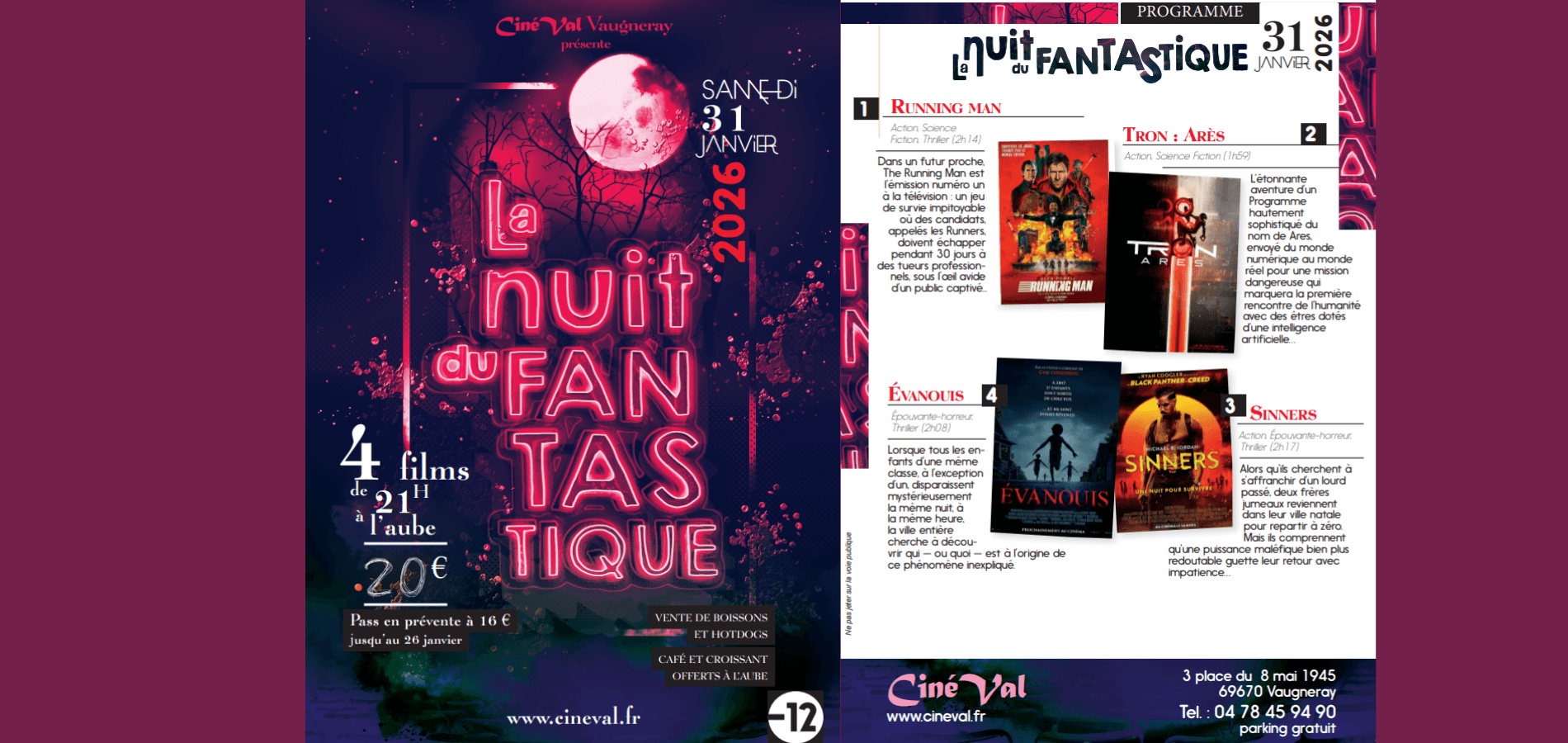 actualité Nuit du fantastique